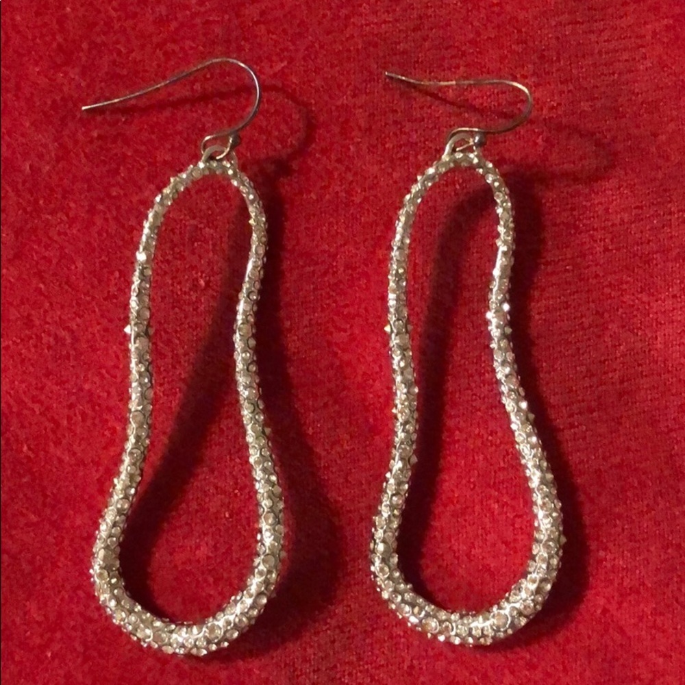 Alexis Bittar abstract pave drop earring